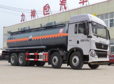 重汽豪沃SLS5322GFWZ5型腐蝕性物品罐式運輸車 重汽豪沃SLS5322GFWZ5型腐蝕性物品罐式運輸車